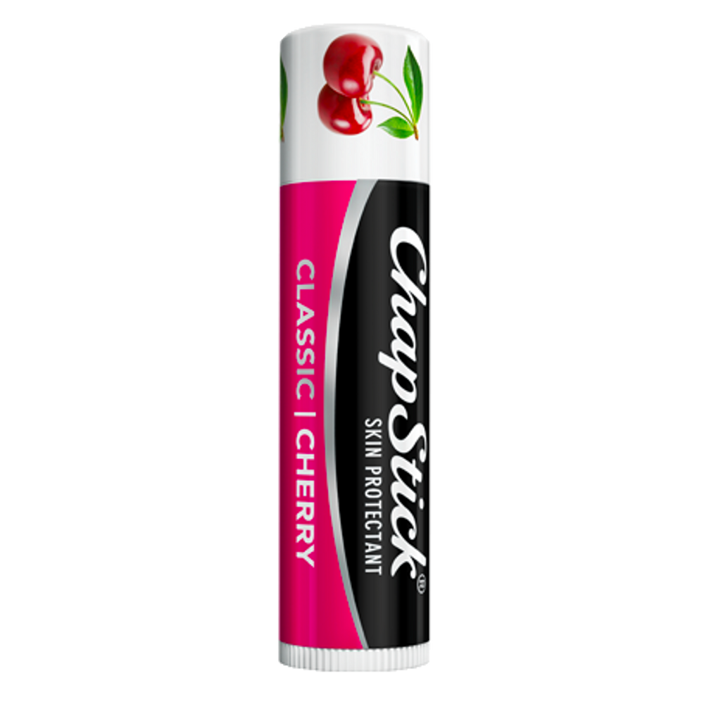 ChapStick® Classic Cherry Flavor Skin Protectant Lip Balm (0.15 ounce, box of 12)